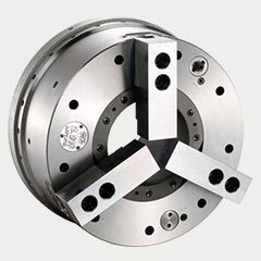 日本北川三爪大孔徑氣動卡盤UPR系列